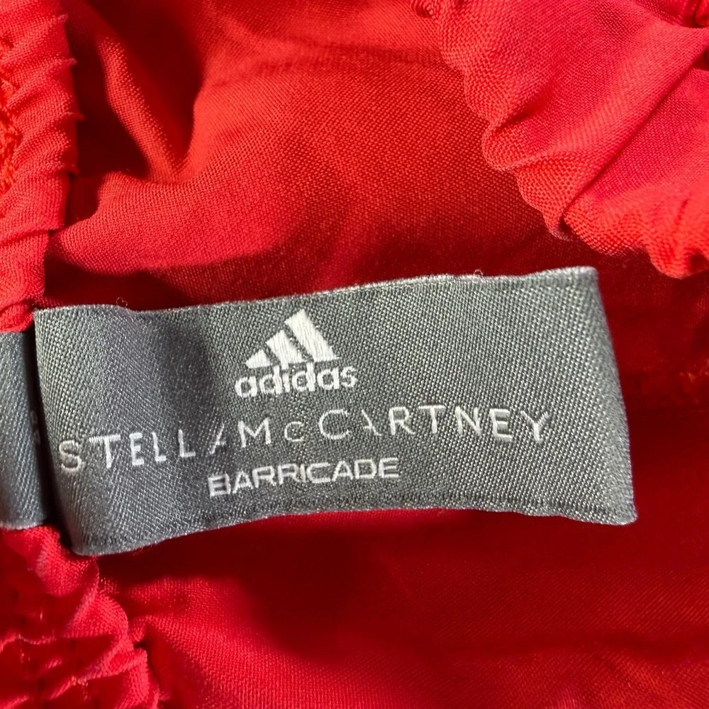 Adidas Stella McCartney Barricade Shorts Mens L Red Athletic Running Sports Gym